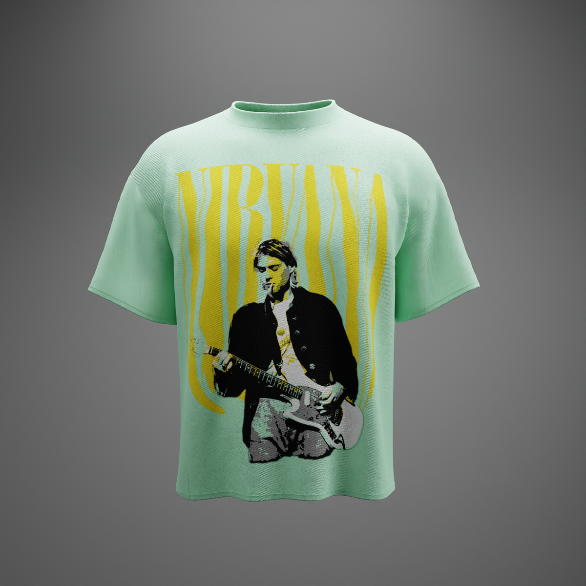 THE CLASSIC NIRVANA TEE – Oversized T-Shirt