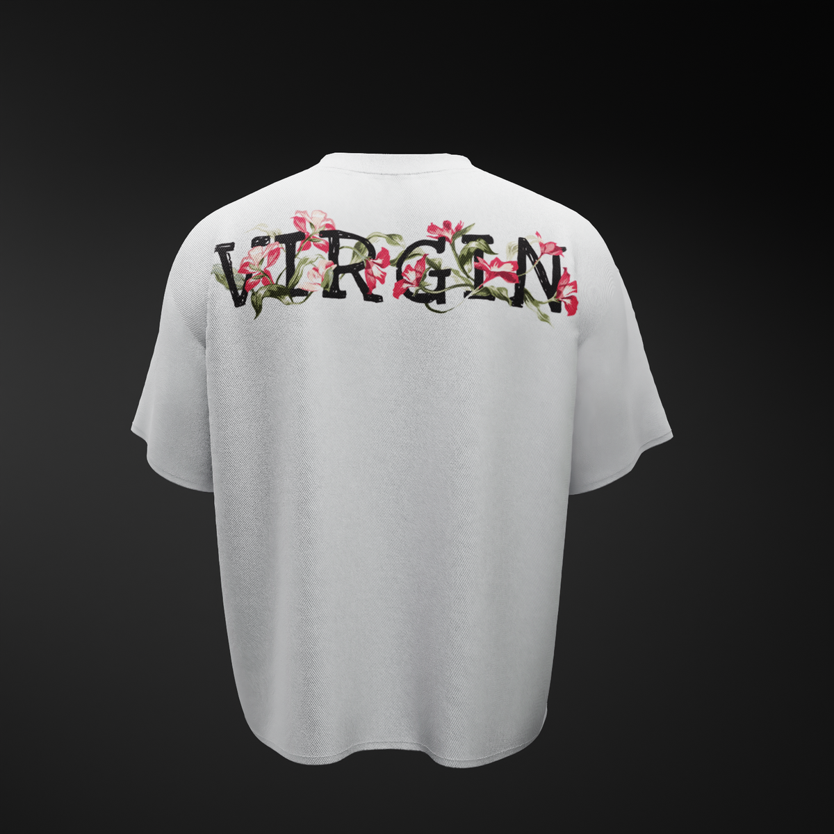 PLEASE BE GENTLE : The VIRGIN Tee – Oversized T-Shirt