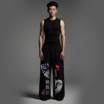 AKAZA SPLIT SOUL-Unisex Straight Fit Baggy Pants