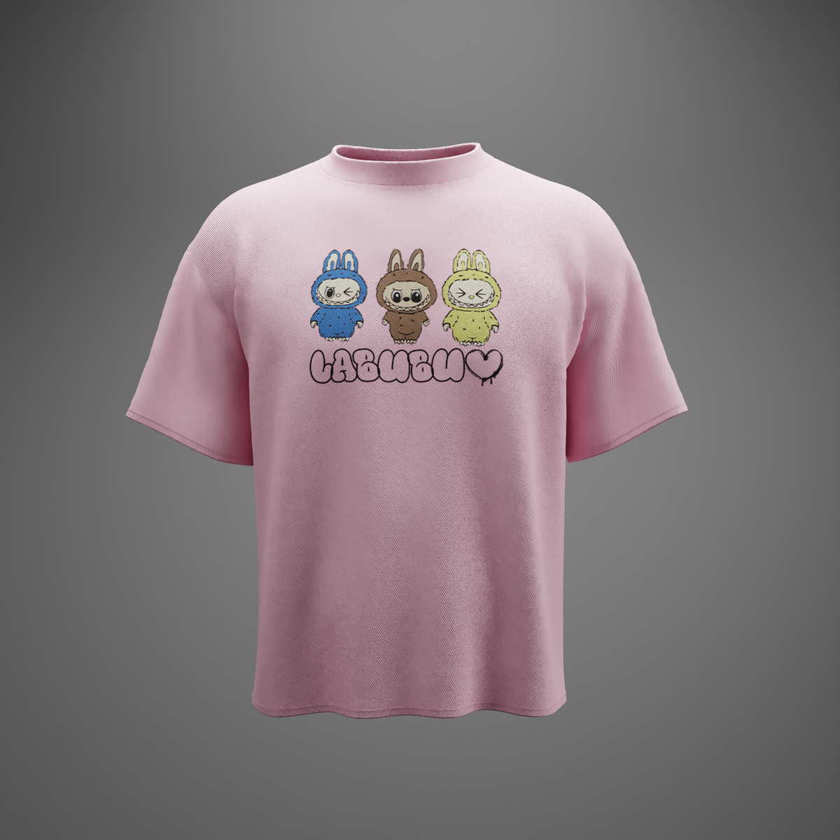 Trouble Pack Labubu – Oversized T-Shirt