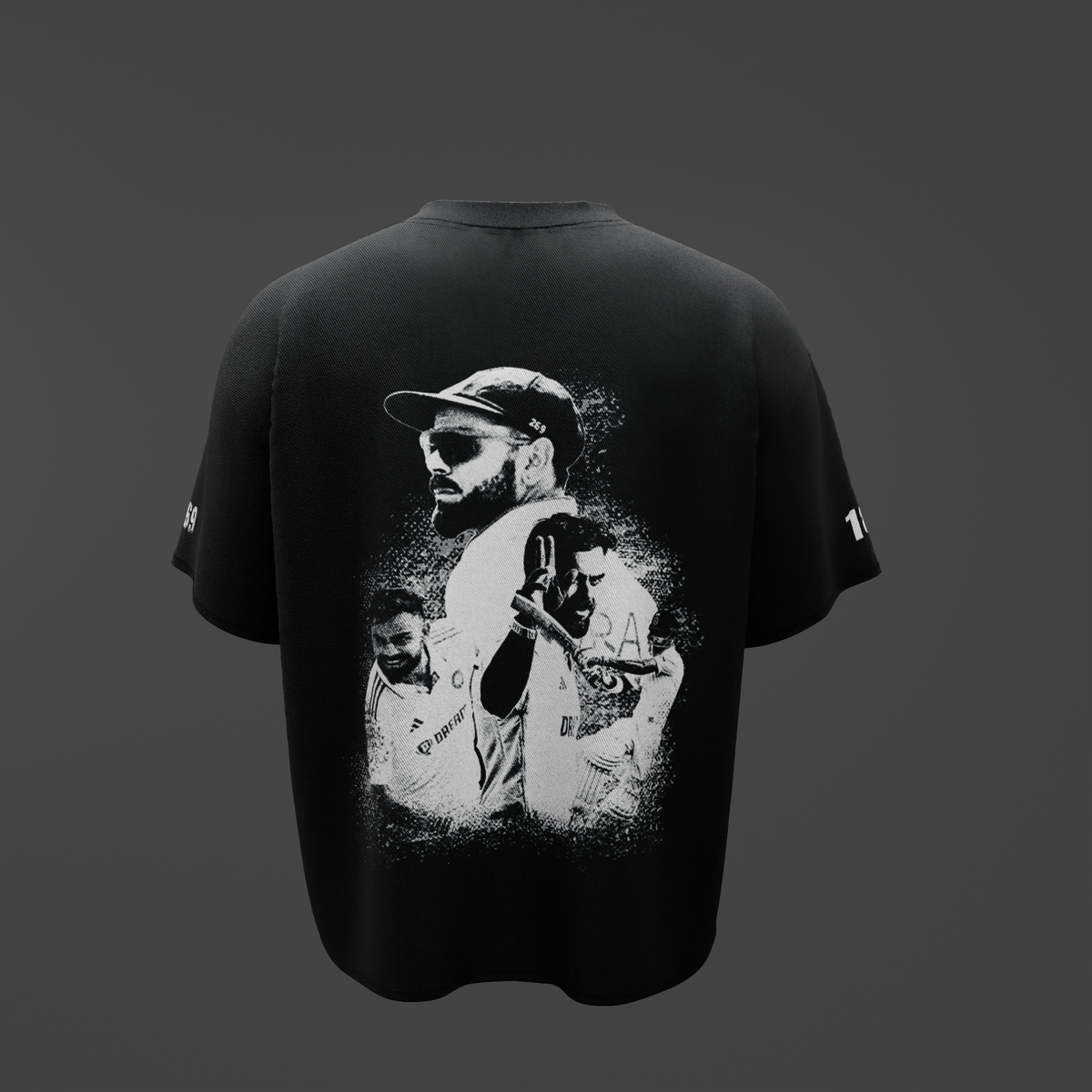 King Kohli – Test Cricket Legacy Oversized T-Shirt