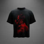Rager's Aura – Cactus Jack Red Portrait Oversized T-Shirt
