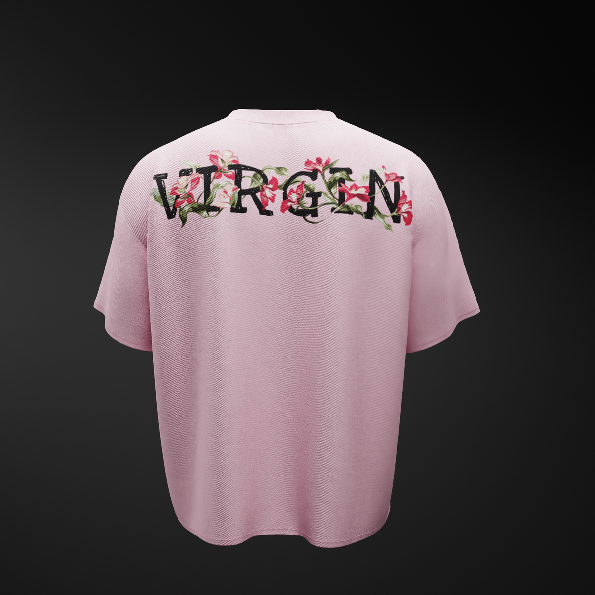 PLEASE BE GENTLE : The VIRGIN Tee – Oversized T-Shirt