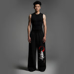 CRIMSON PAGODA - Unisex Straight Fit Baggy Pants