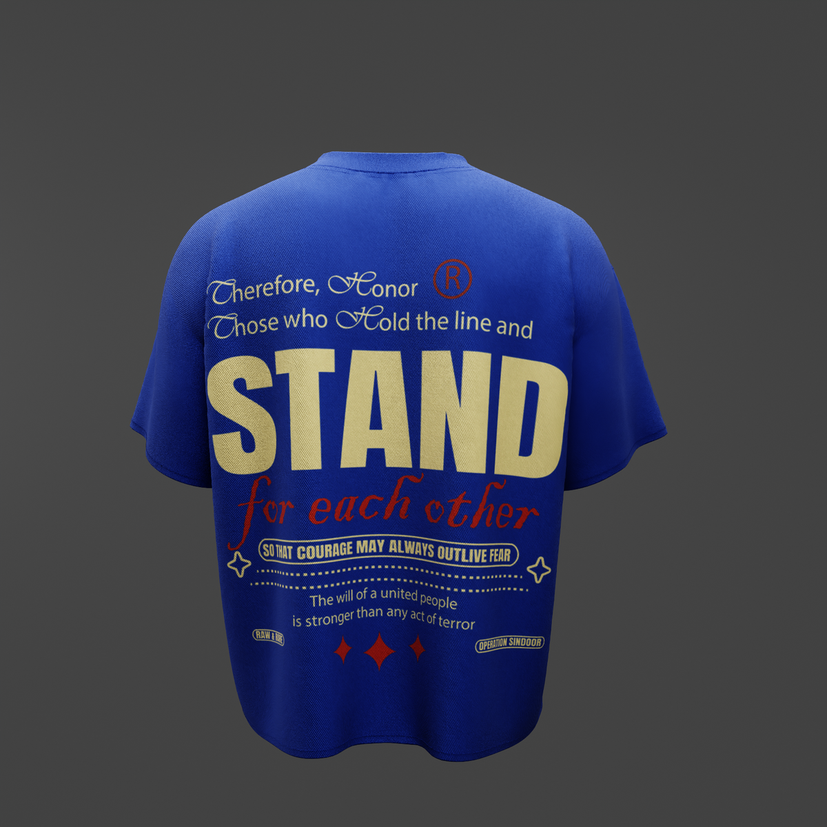 STAND – For Each Other Tribute Oversized T-Shirt