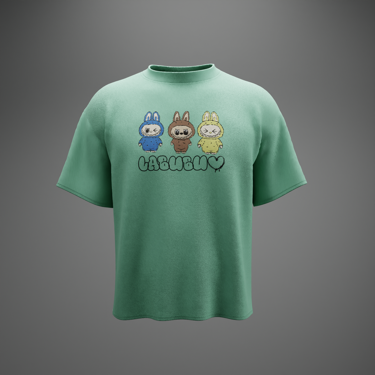 Trouble Pack Labubu – Oversized T-Shirt