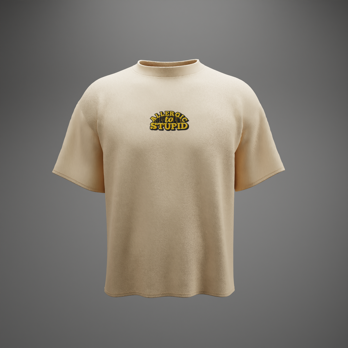 ALLERGIC TO STUPID – Oversized T-Shirt