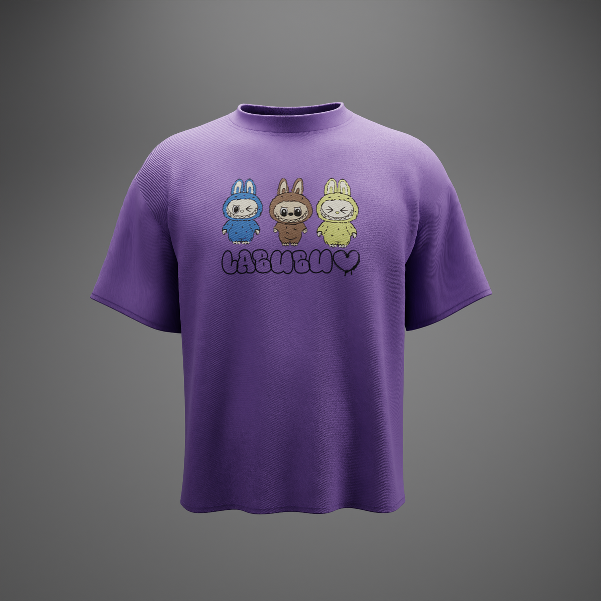 TROUBLE PACK LABUBU – Oversized T-Shirt