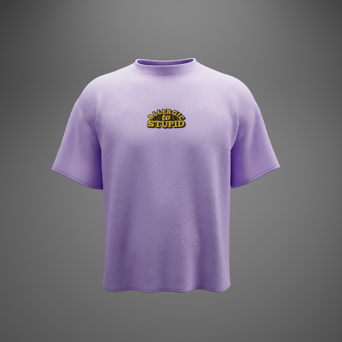 ALLERGIC TO STUPID – Oversized T-Shirt