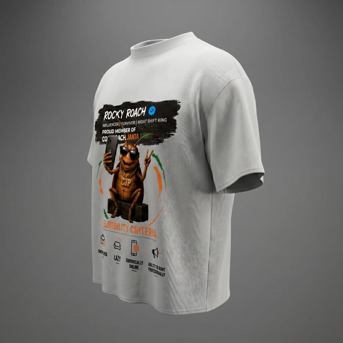 Rocky Roach CJP - Oversized T-Shirt