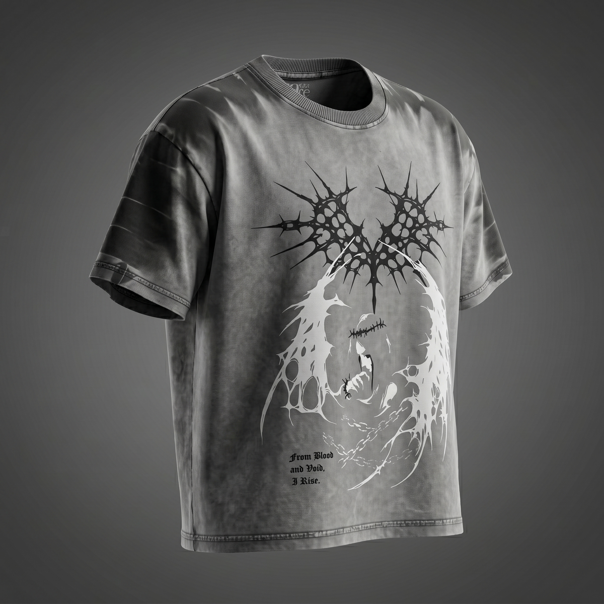 WAILING WOMAN - Ombre Wash Anime T-Shirt