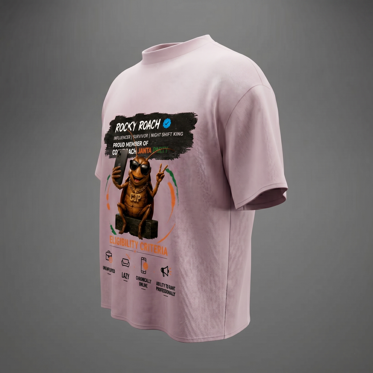 Rocky Roach CJP - Oversized T-Shirt