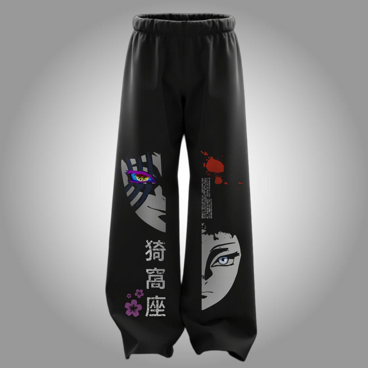 AKAZA SPLIT SOUL-Unisex Straight Fit Baggy Pants