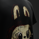 Chain’d Up Labubu – Oversized Graphic T-Shirt