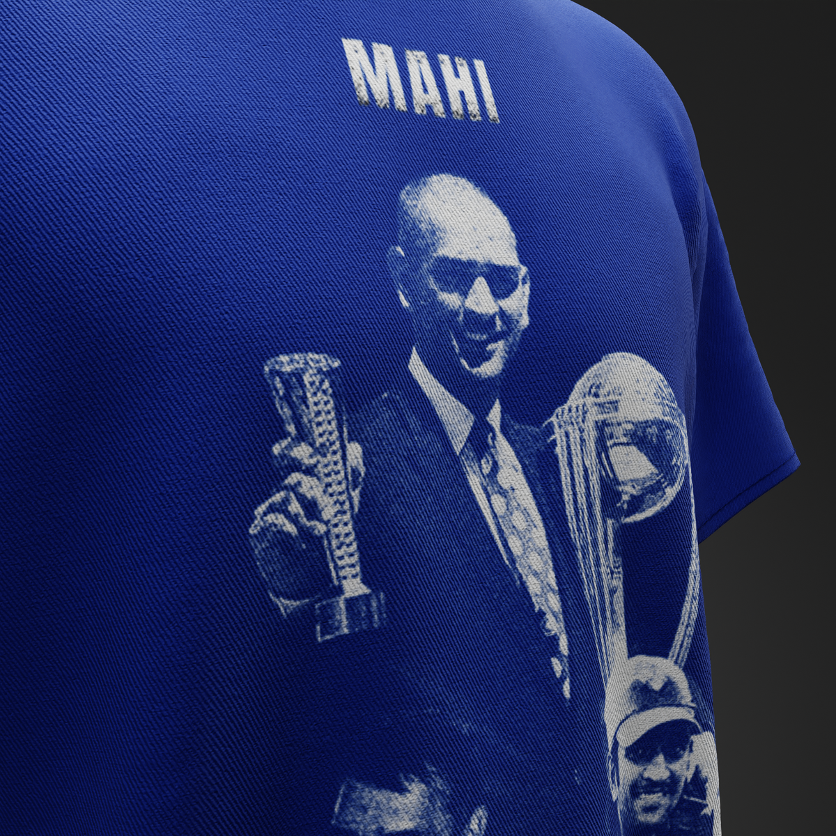 OUR MAHI – Champions Collage Oversized T-Shirt
