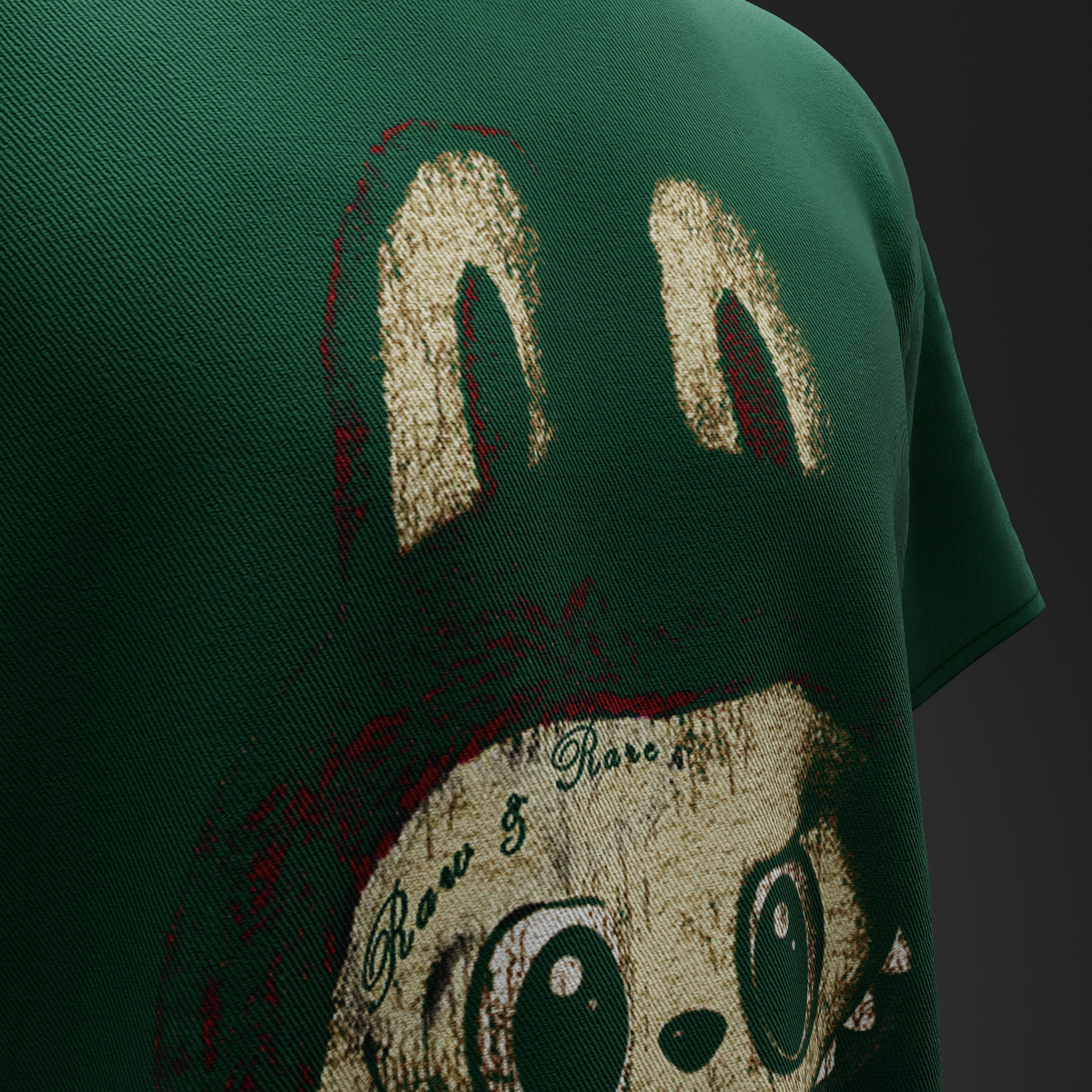 Chain’d Up Labubu – Oversized Graphic T-Shirt