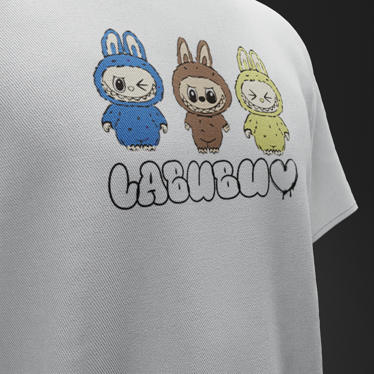 Trouble Pack Labubu – Oversized T-Shirt