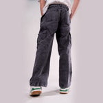 Urban Black – Baggy Straight Cargo Jeans