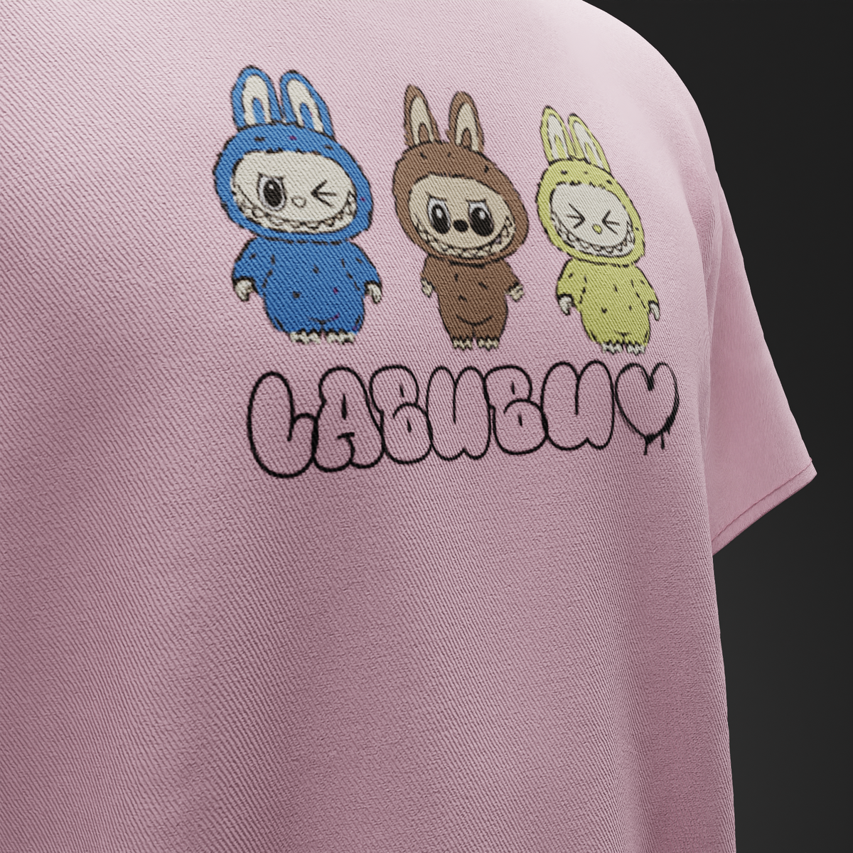 Trouble Pack Labubu – Oversized T-Shirt