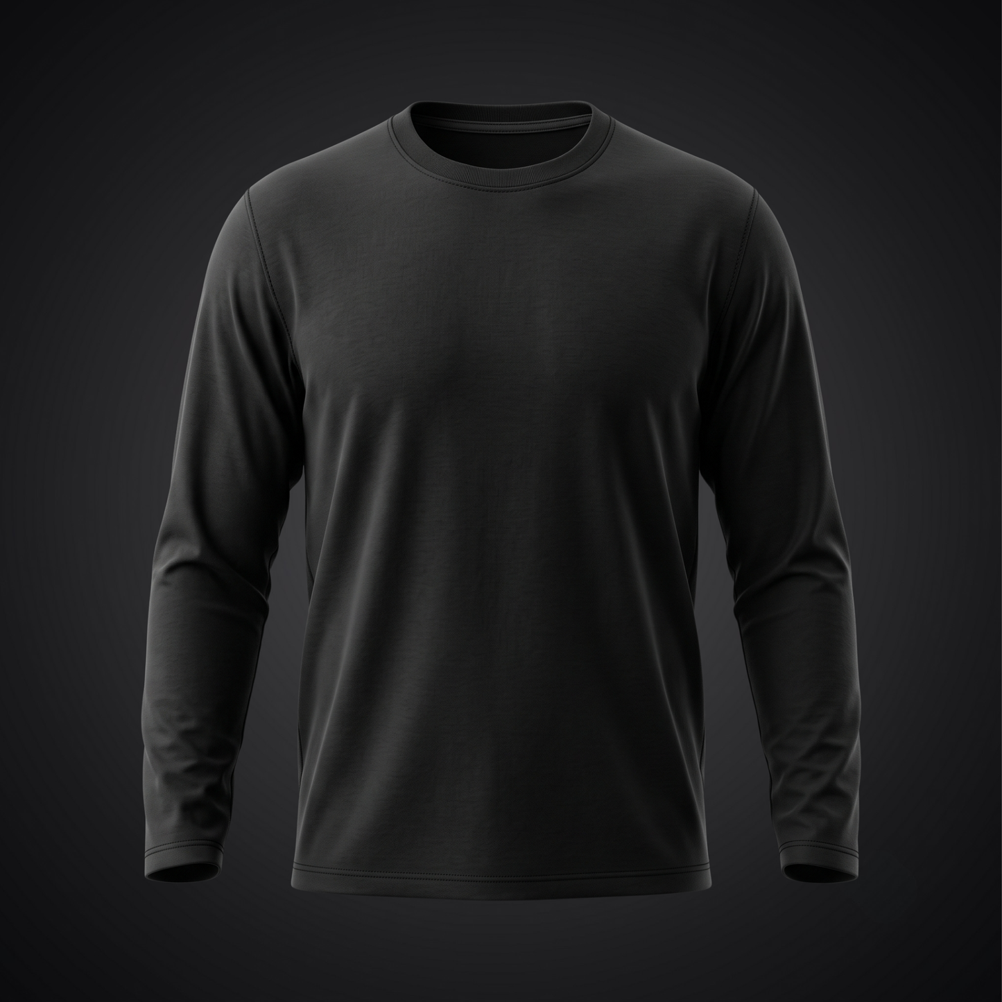 Raw & Rare Essential Full Sleeve T-Shirt – Black
