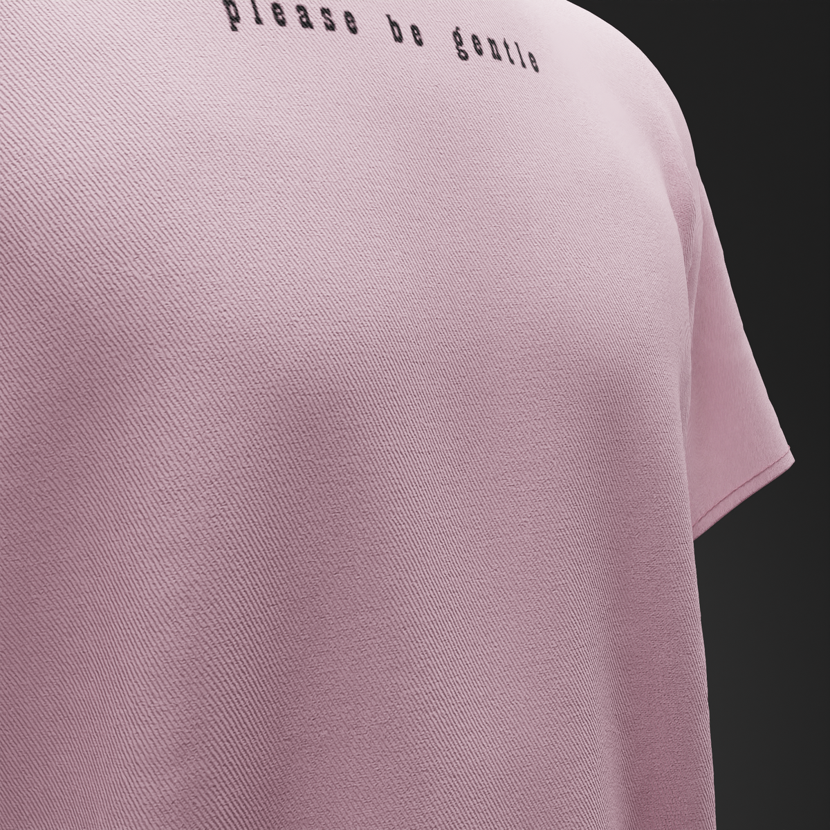 PLEASE BE GENTLE : The VIRGIN Tee – Oversized T-Shirt