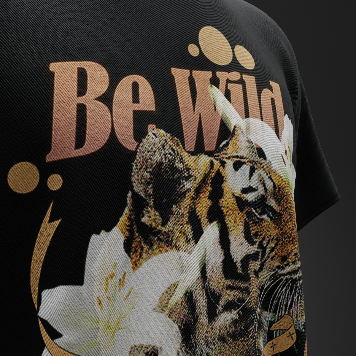 Wild Vintage – Bollywood Poster Style Oversized T-Shirt