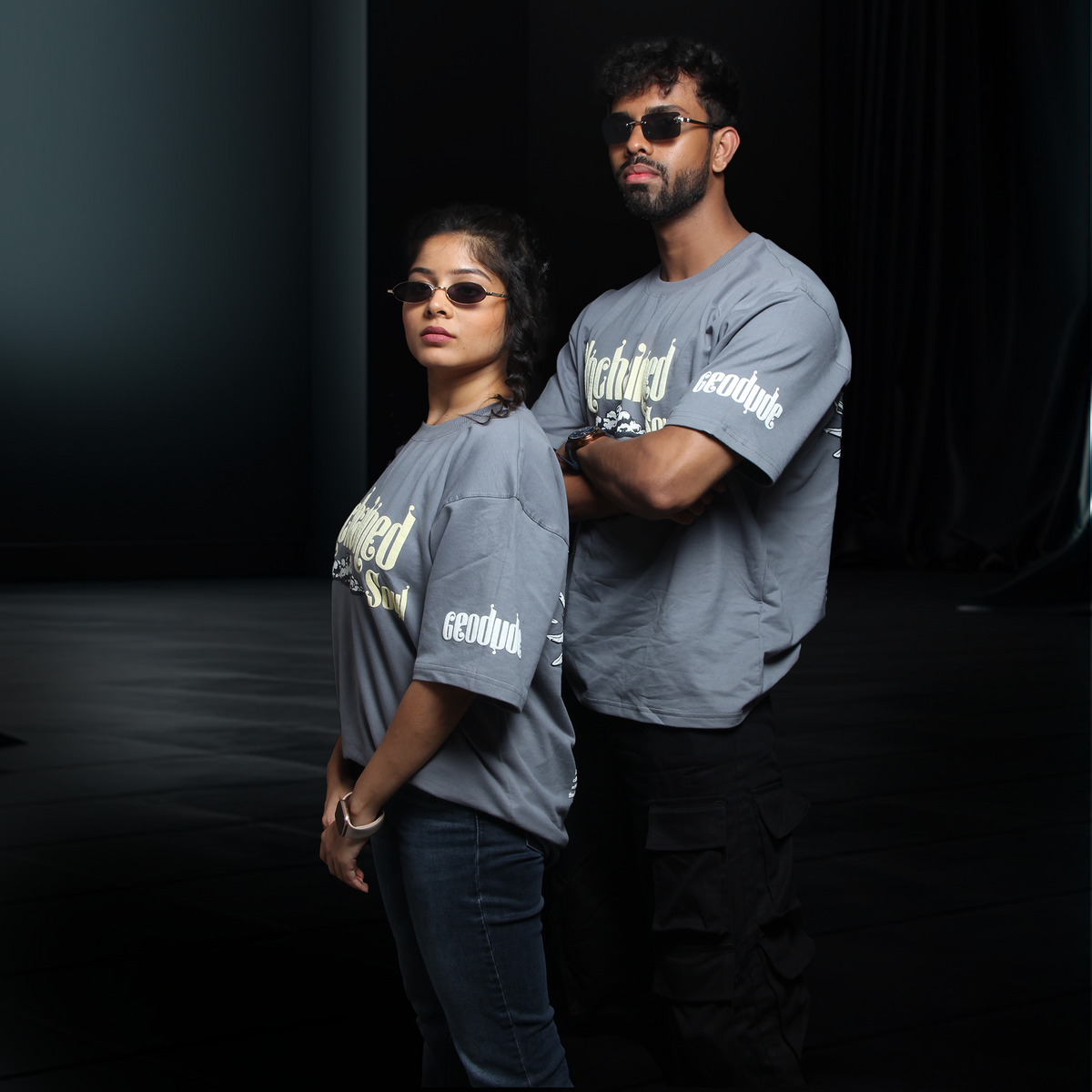 Elysian Oversized T-Shirt – Unchained Soul Puff Print