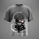 GHOUL REIGN : TOKYO GHUL - Ombre Wash Anime T-Shirt