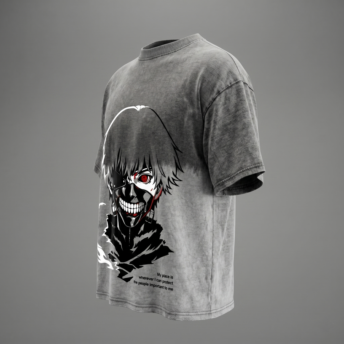 GHOUL REIGN : TOKYO GHUL - Ombre Wash Anime T-Shirt