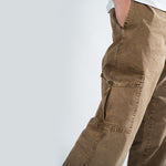 Earth Brown – Baggy Straight Cargo Jeans