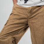 Sandstone – Baggy Straight Cargo Jeans