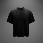 Black Acid Wash Oversized T-Shirt