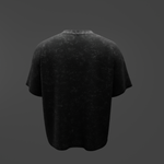 Black Acid Wash Oversized T-Shirt