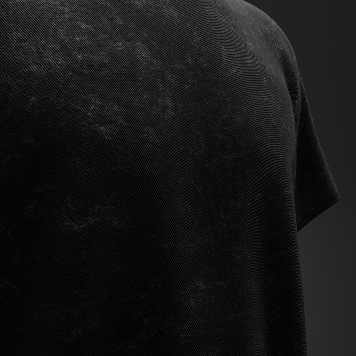 Black Acid Wash Oversized T-Shirt