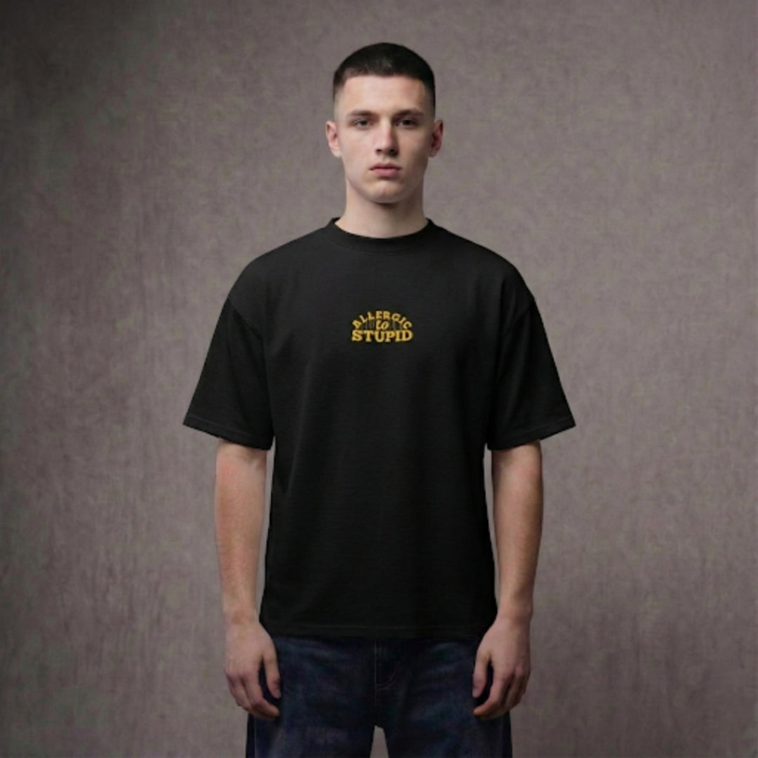 ALLERGIC TO STUPID – Oversized T-Shirt