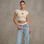 ALLERGIC TO STUPID - Crop Top