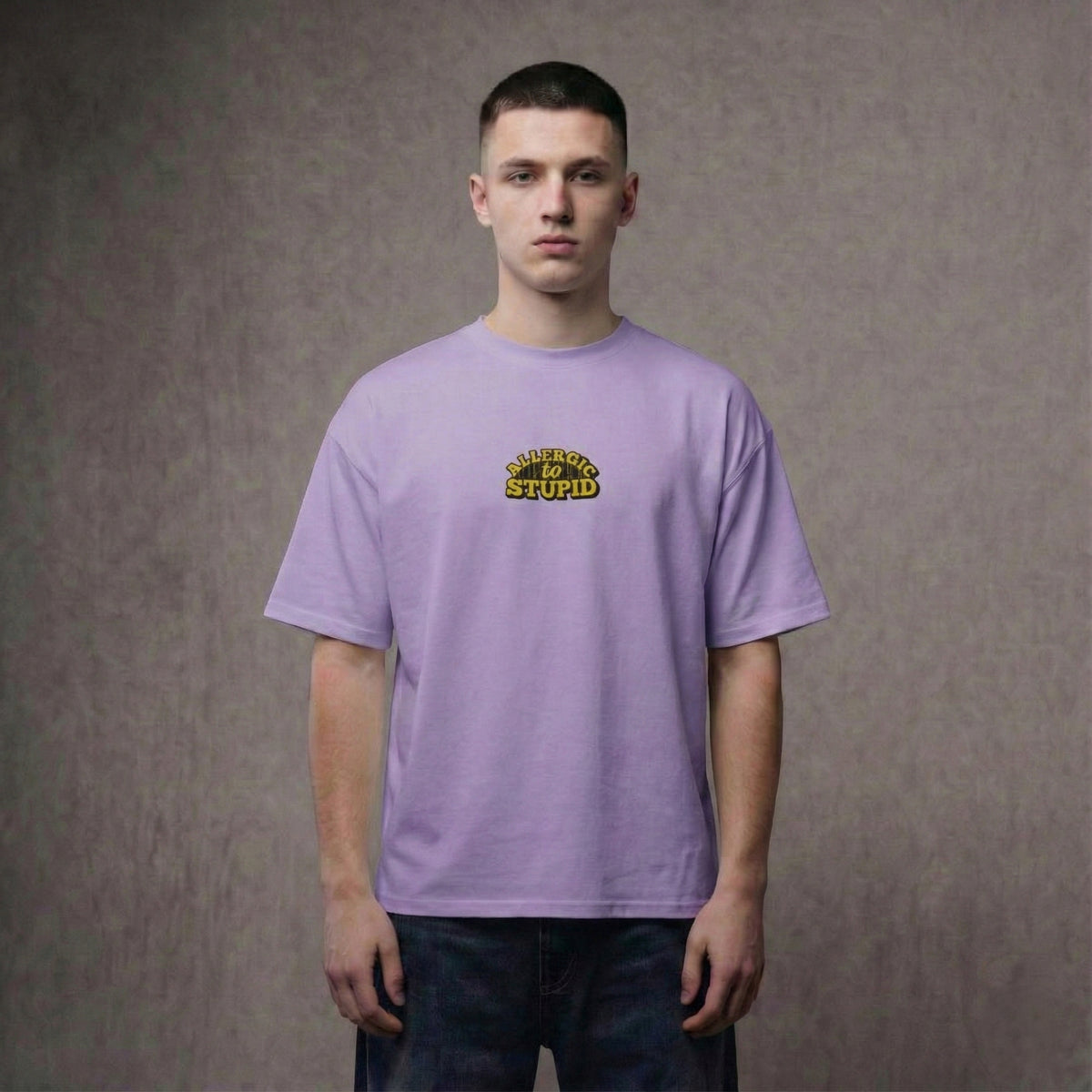 ALLERGIC TO STUPID – Oversized T-Shirt