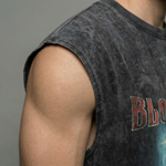 BLOOD OATH - Acid Wash Sleeveless T-Shirt