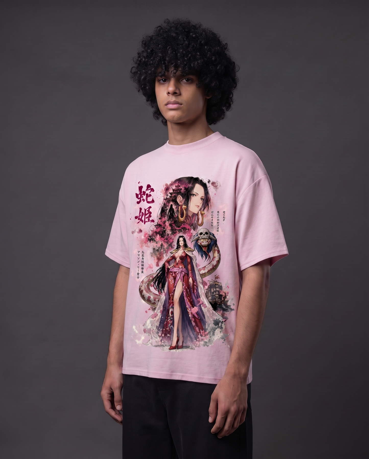 Boa Hancock – Empress of the Seas Oversized Anime T-Shirt