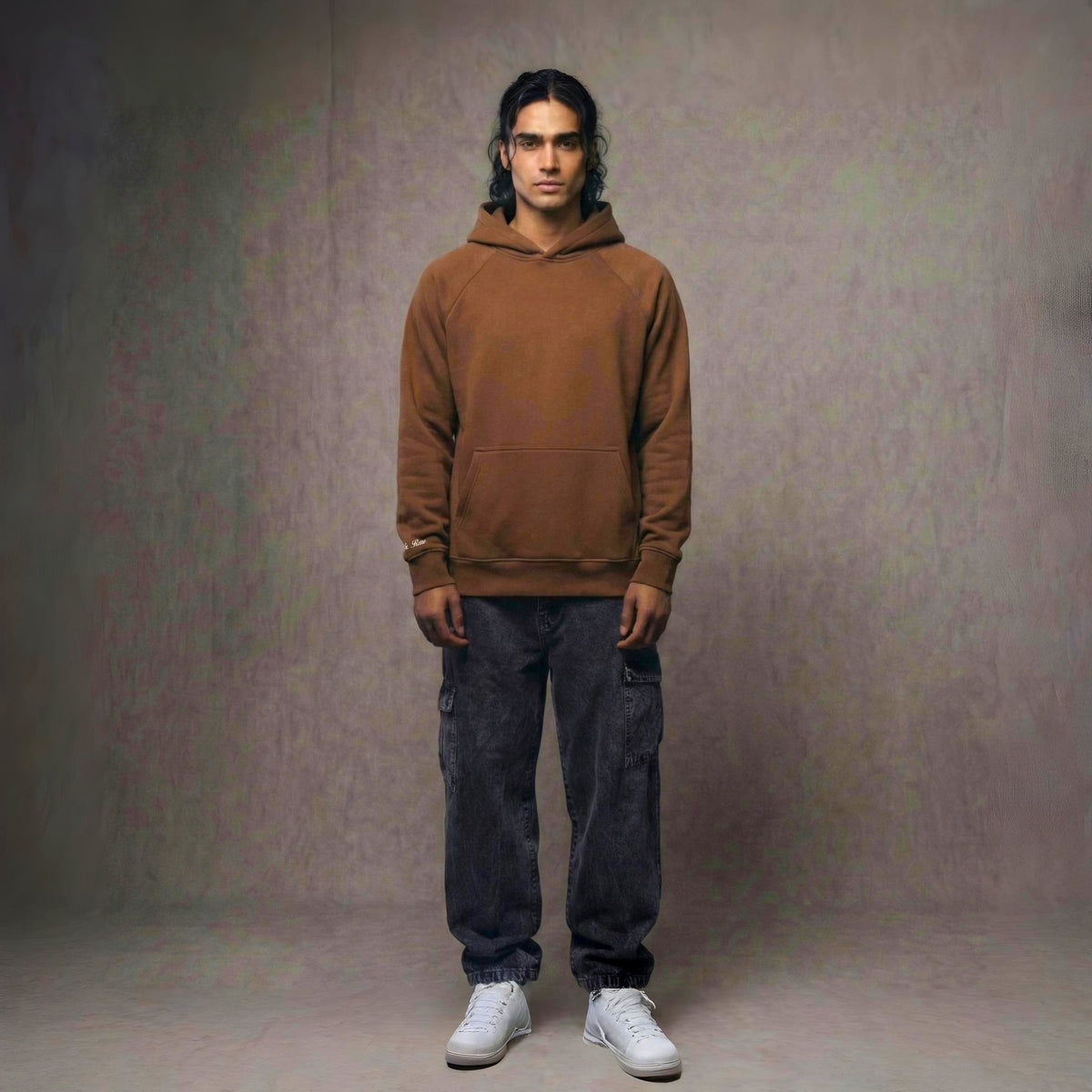 WILD SPIRIT Raglan Hoodie - Premium Brown Limited Drop