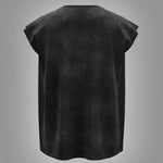 The Crimson Pagoda - Anime Acid Wash Oversized Tank
