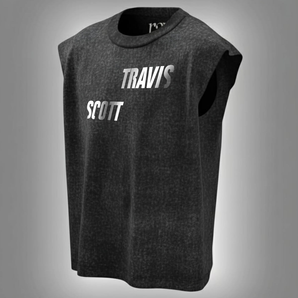 Crown of Thorns - Travis Scott Acid Washed Oversized Tank