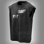 Crown of Thorns - Travis Scott Acid Washed Oversized Tank