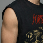 FOSSILS WORLD TOUR - Oversized Sleeveless T-Shirt
