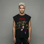FOSSILS WORLD TOUR - Oversized Sleeveless T-Shirt