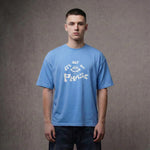 MOON FACE - Oversized Puff Print T-Shirt