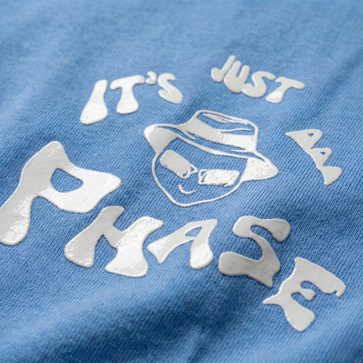 MOON FACE - Oversized Puff Print T-Shirt