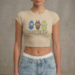 LABUBU CHAOS - Crop Top