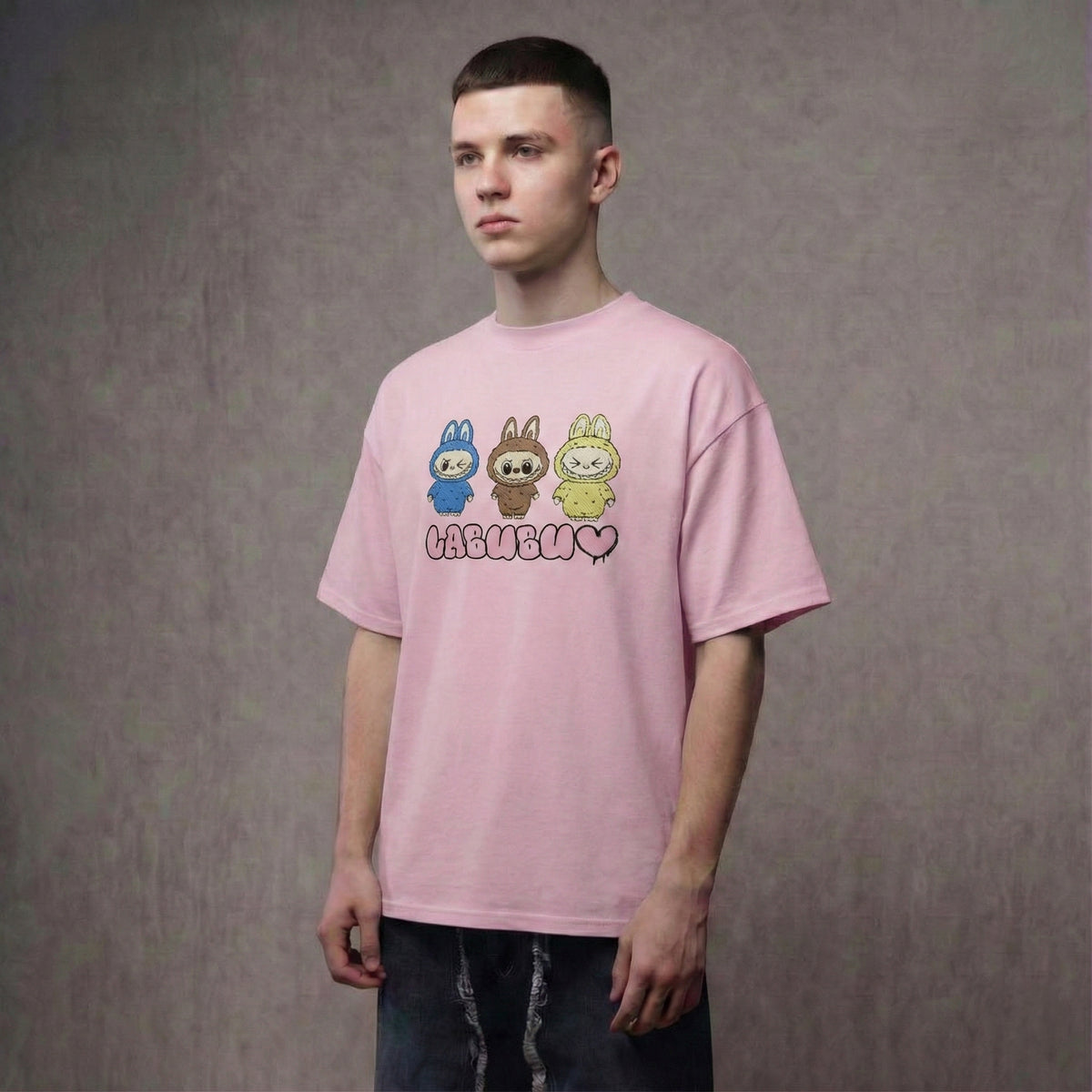 TROUBLE PACK LABUBU – Oversized T-Shirt