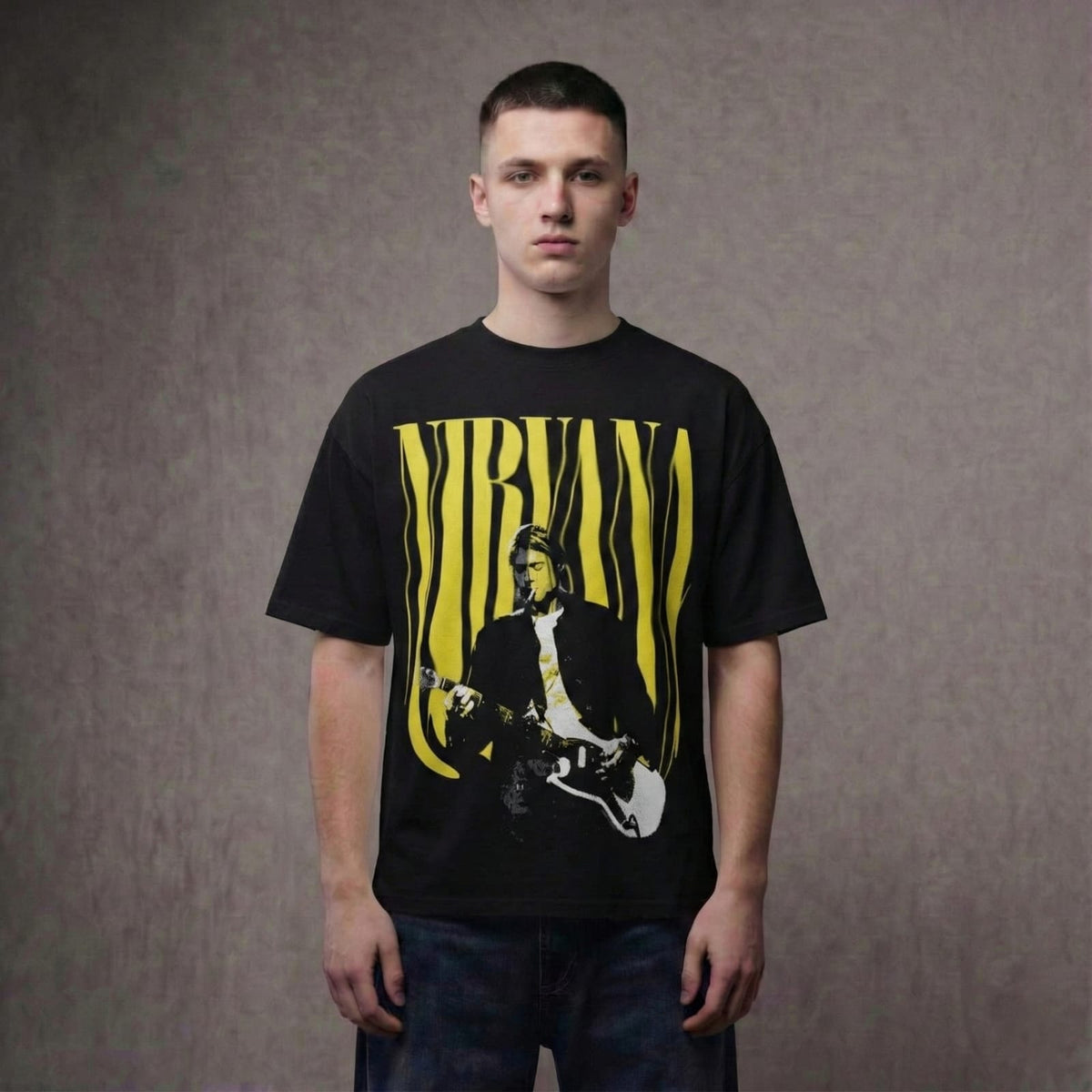 THE CLASSIC NIRVANA TEE – Oversized T-Shirt